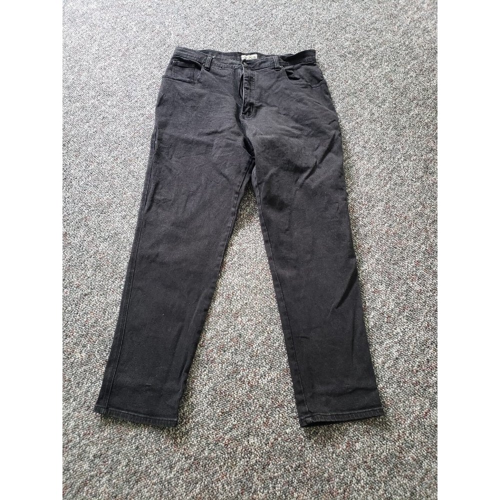 90s/00s Black‎ Straight Leg Jeans - Picture 2 of 4